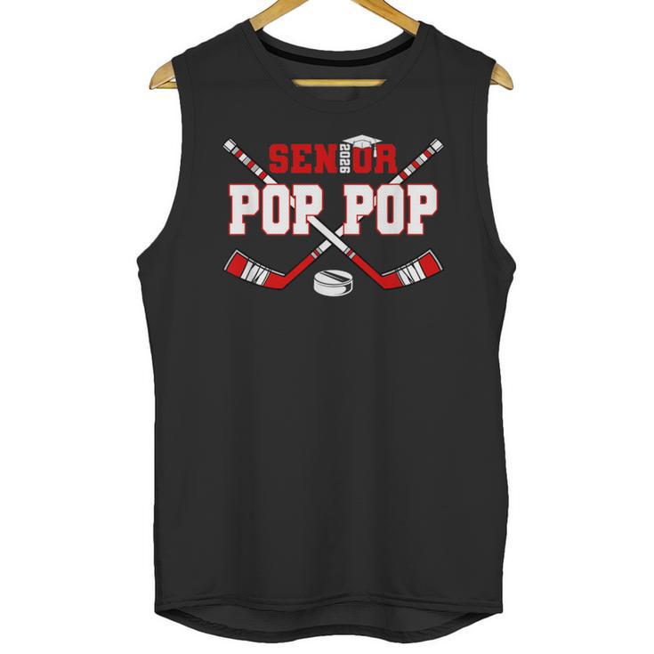 Hockey Senior Pop Pop Graduation Class Of 2026 Kids Unisex Tank Top