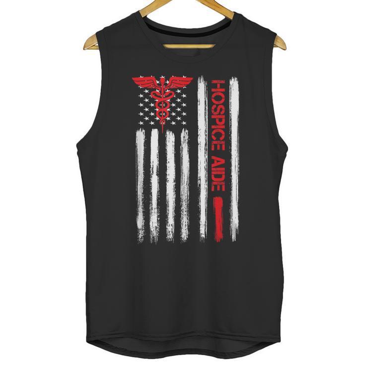 Hospice Aide American Flag Nurses Graduation Medical Unisex Tank Top