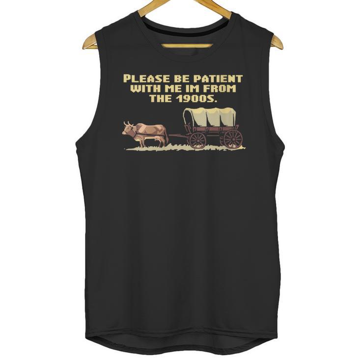 I'm From The 1900s Retro Wagon Unisex Tank Top