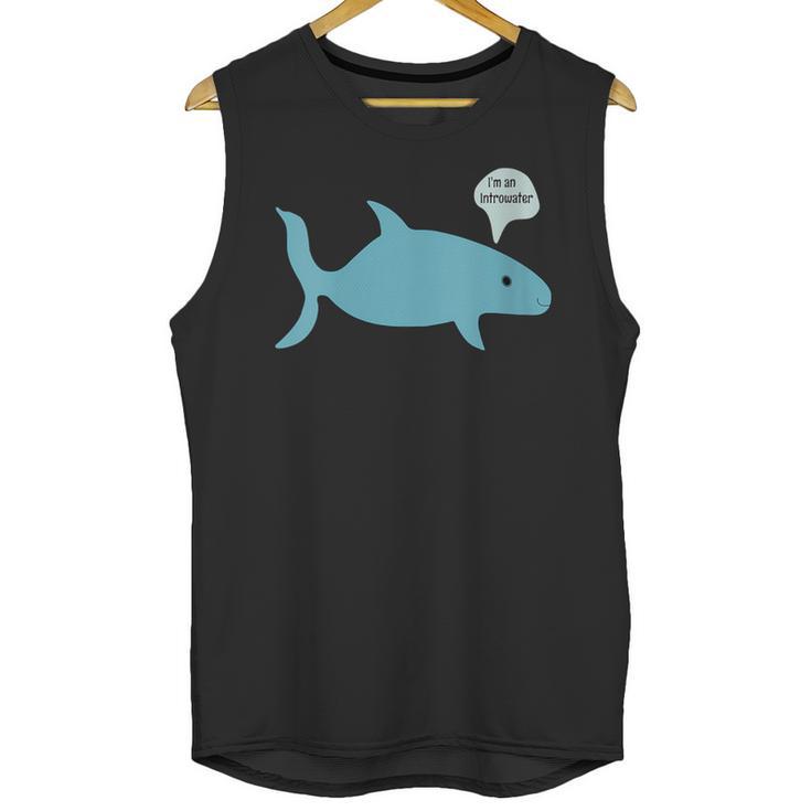 I'm An Introwater Cute Whale I'm An Introvert Unisex Tank Top