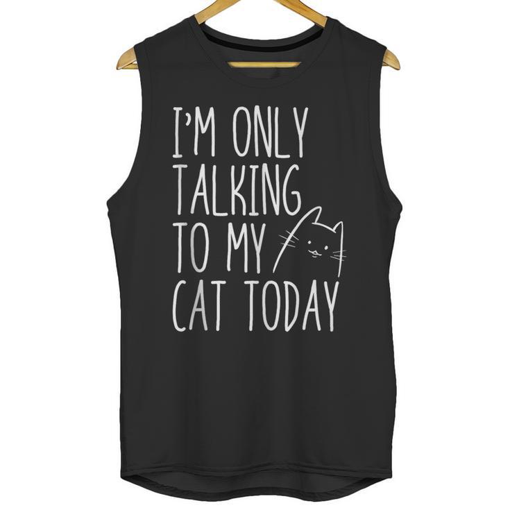 Introvert Cat Lover Kitten Kitty Cat Mom Cat Dad Pet Lover Unisex Tank Top Introvert Cat Lover Kitten Kitty Cat Mom Cat Dad Pet Lover Unisex Tank Top