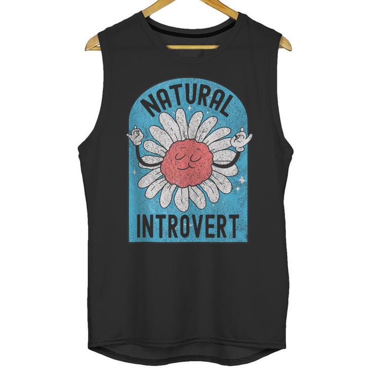 Introvert Cute Anti-Social Shy Person Inner Strength Unisex Tank Top