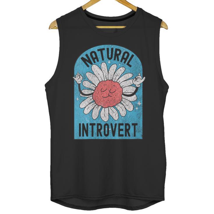 Introvert Cute Anti-Social Shy Person Inner Strength Unisex Tank Top