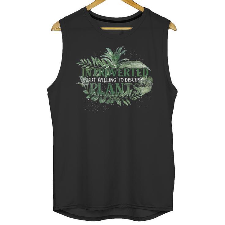 Introvert GardenerPlants Unisex Tank Top