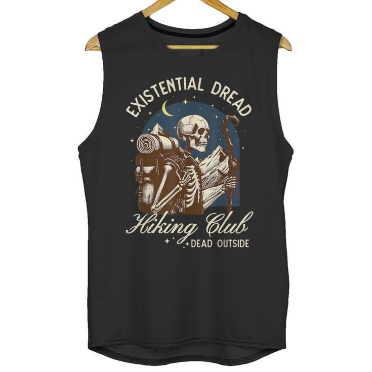 Introvert Hiking Club Antisocial Overthinking Anxiety Unisex Tank Top