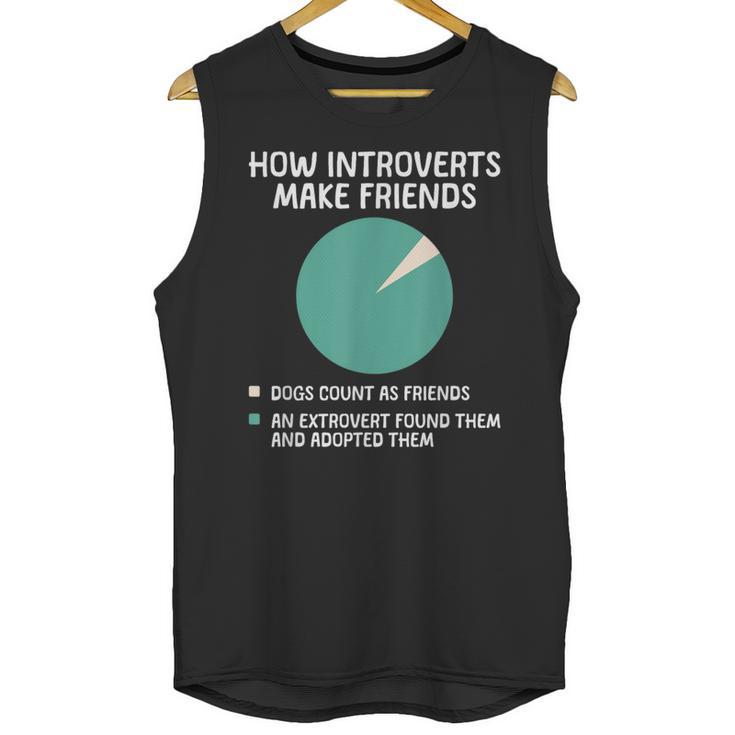 Introvert Introverted Person Awkward Introverts Dog Lover Unisex Tank Top