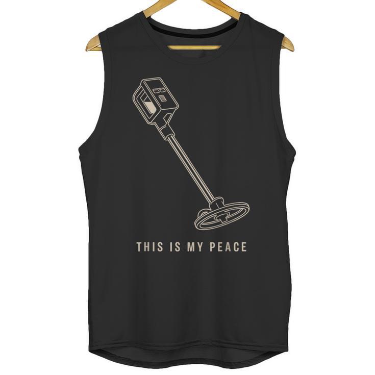 Introvert Metal Detector Hobbyist Quiet Detectorist Unisex Tank Top