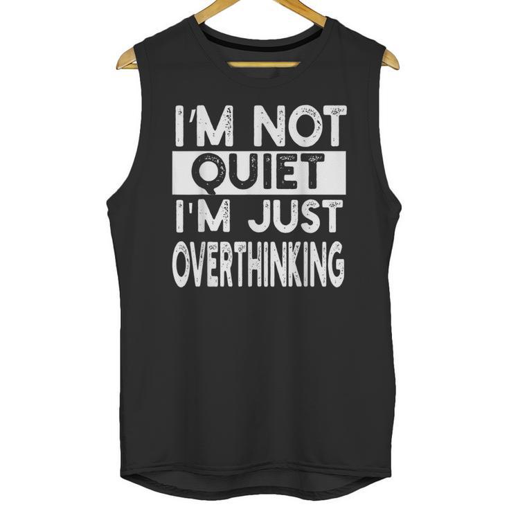Introvert Quote Unisex Tank Top