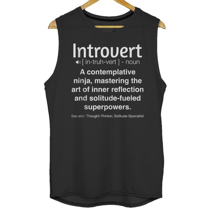 Introvert Unisex Tank Top