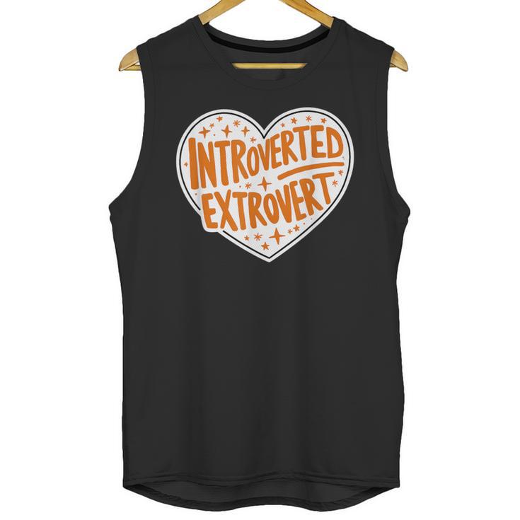 Introverted Extrovert People Hater Calm Peace Lover Unisex Tank Top