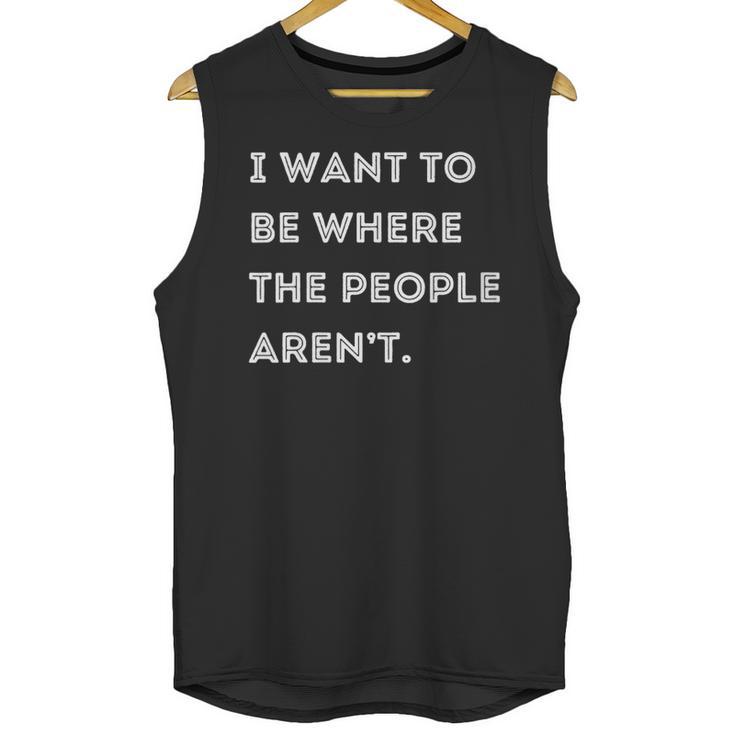 Introverted Non Social Independent Women Men Unisex Tank Top