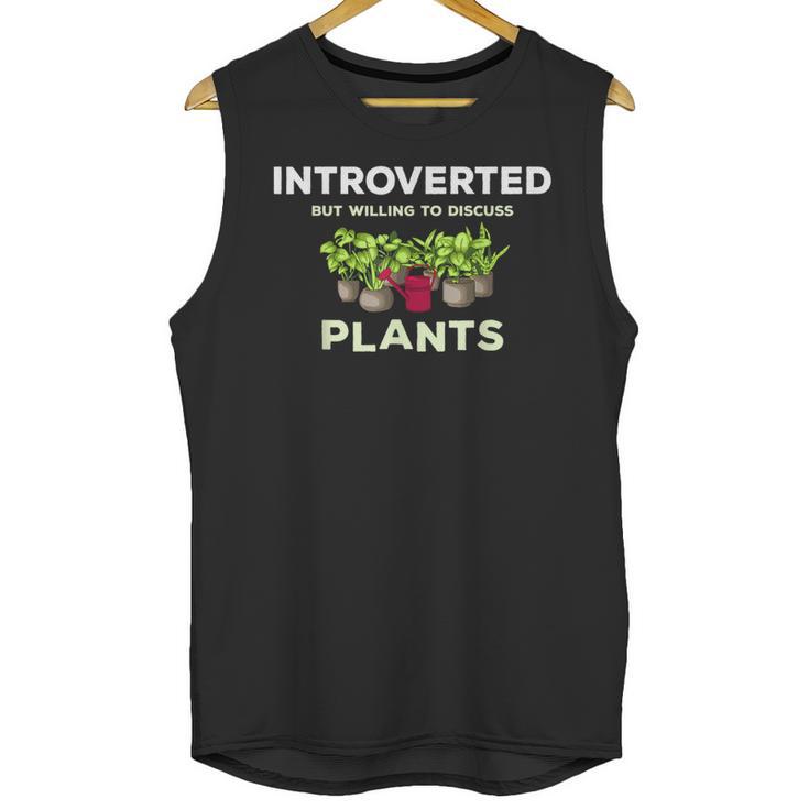 Introverted Unisex Tank Top