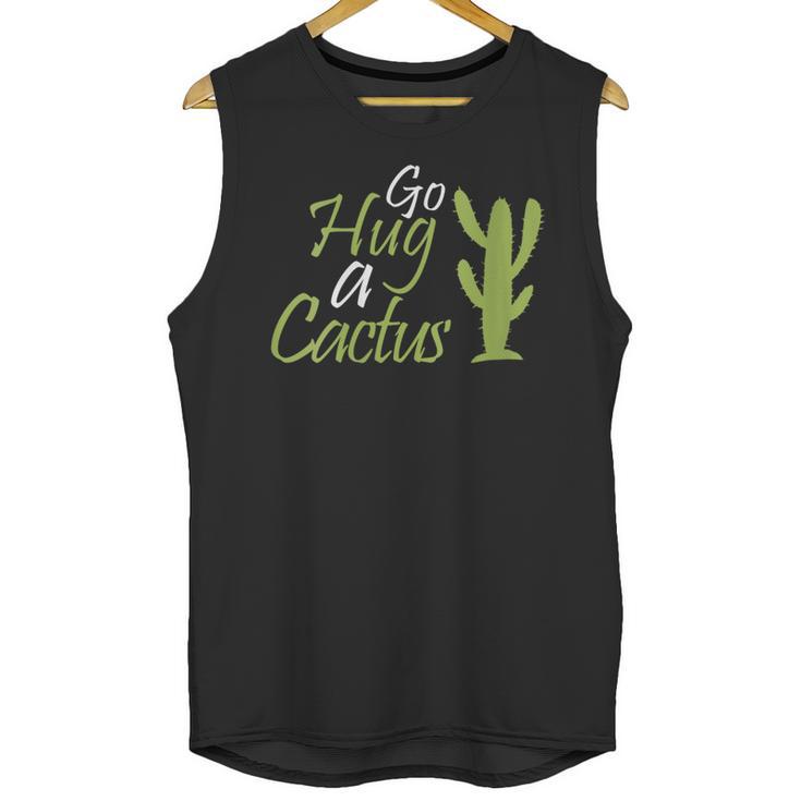 Introverts Sassy Saying Sassy Quote No Hugs Go Hug Cactus Unisex Tank Top Introverts Sassy Saying Sassy Quote No Hugs Go Hug Cactus Unisex Tank Top