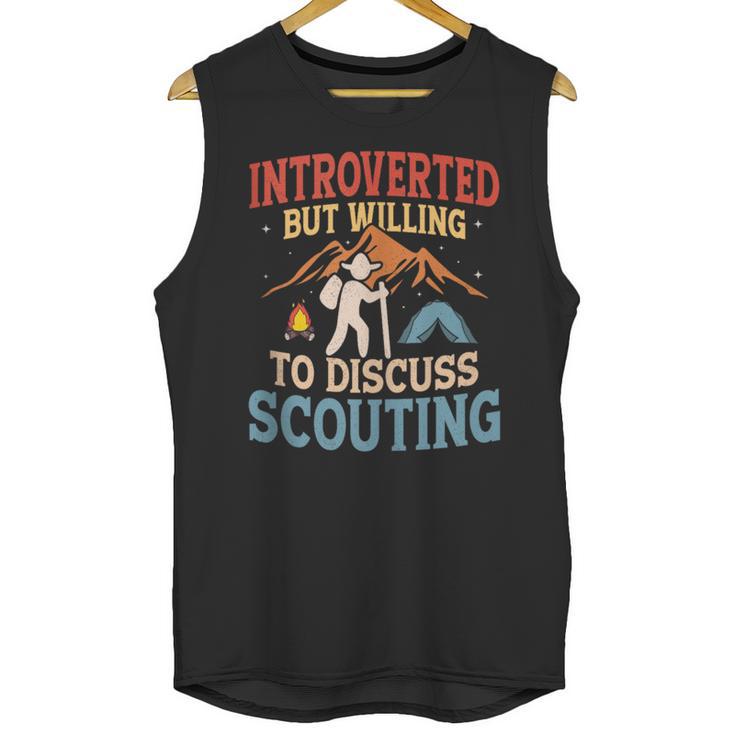 Introvert's Scouting Passion Unisex Tank Top