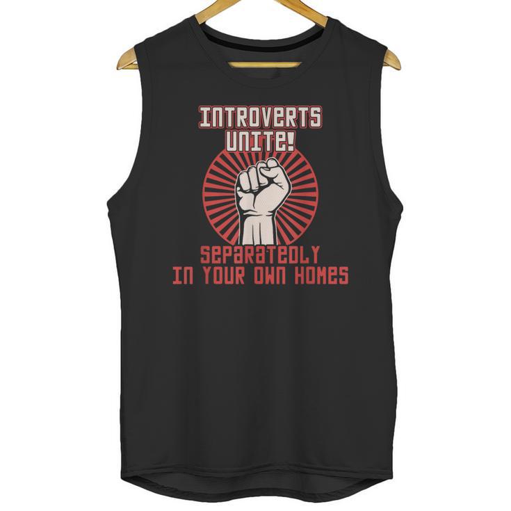 Introverts Unite Introverting Introverts At Home Unisex Tank Top Introverts Unite Introverting Introverts At Home Unisex Tank Top