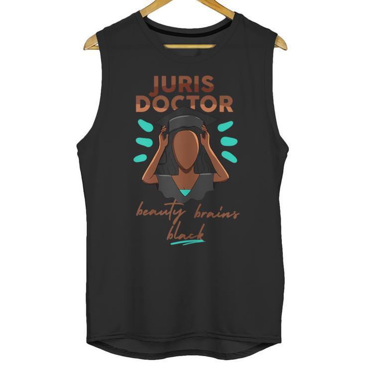 Juris Doctor Beauty Brains Juris Doctorate Graduation Unisex Tank Top