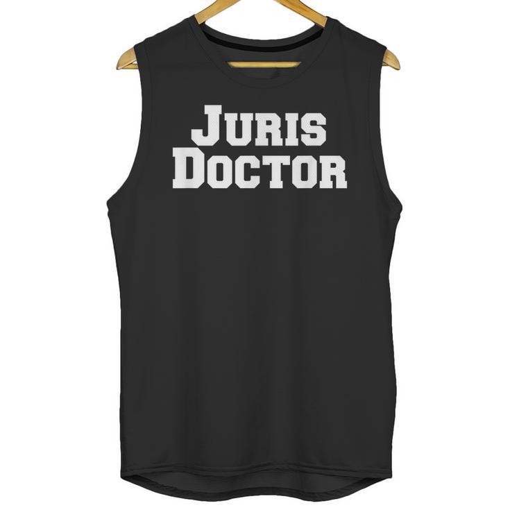 Juris Doctor Shirt -Juris Doctor Law School Graduation Shirt Unisex Tank Top