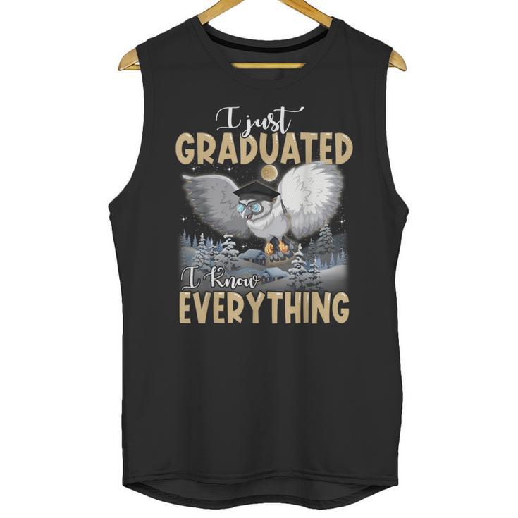 I Just Graduated I Know Everything Graduation Unisex Tank Top