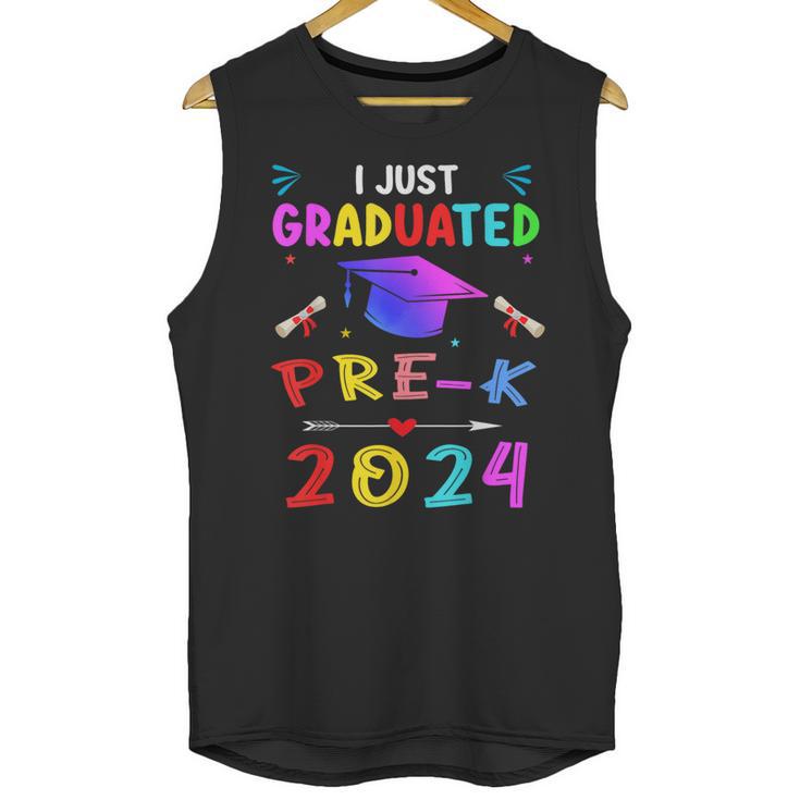 I Just Graduated Pre k Graduation 2024 Pre-Kindergarten Unisex Tank Top
