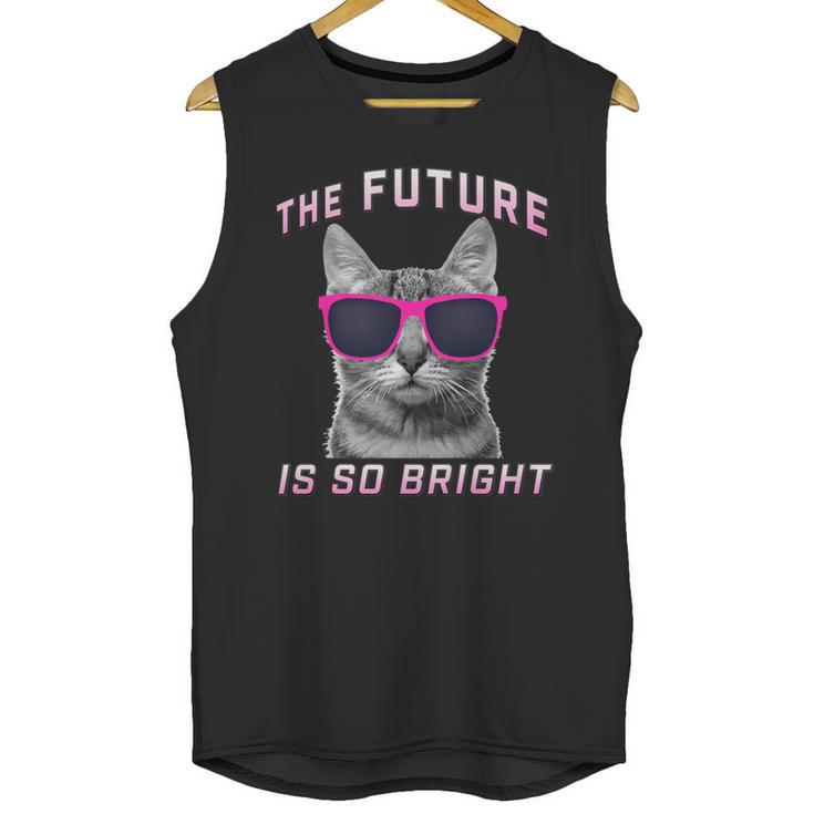Kids Cool Future Is Bright Kids Graduation Or Birthday Unisex Tank Top
