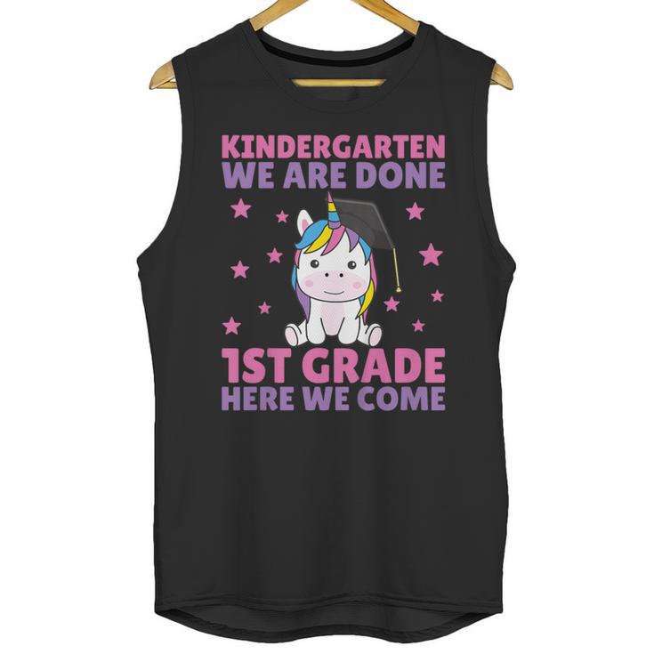 Kids Kindergarten Graduate Unicorn Graduation Unisex Tank Top