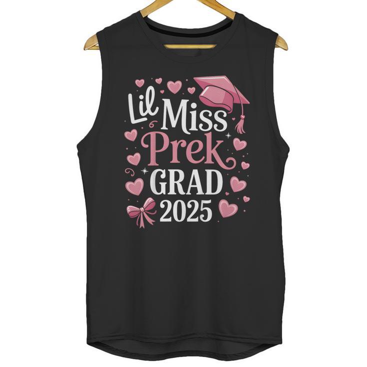 Kids Little Miss Pre-K Grad 2025 Preschool Girls Prek Graduation Unisex Tank Top