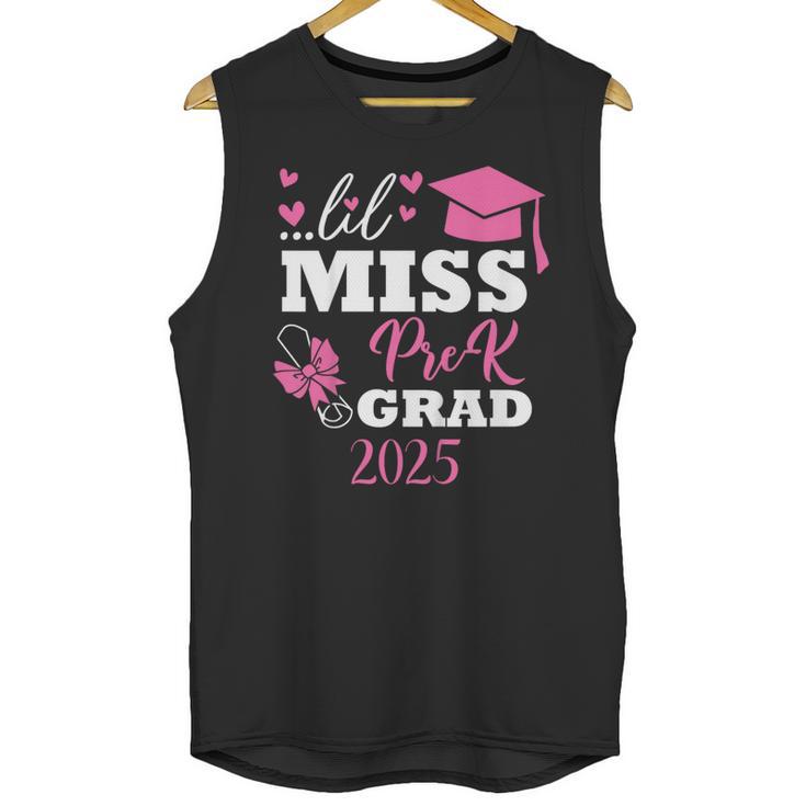 Kids Little Miss Pre-K Grad Preschool Prek Graduation 2025 Unisex Tank Top