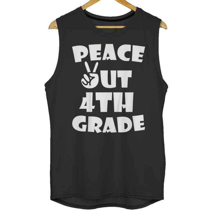 Kids Kids Peace Out 4th Grade For Graduation Unisex Tank Top