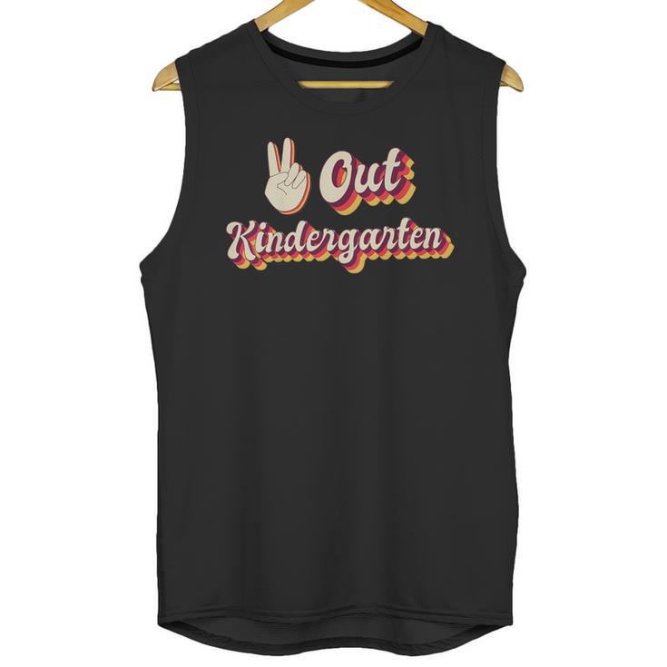 Kids Peace Out Kindergarten Graduation Kindergarten Graduate Unisex Tank Top