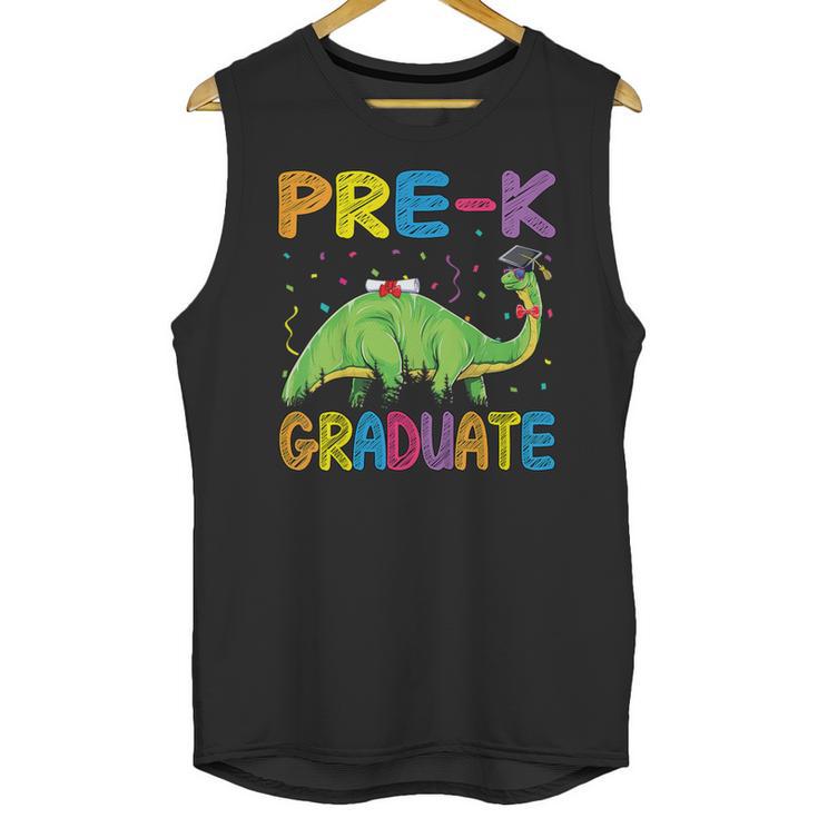 Kids Pre-K Graduate Brontosaurus Dino Pre Kindergarten Graduation Unisex Tank Top