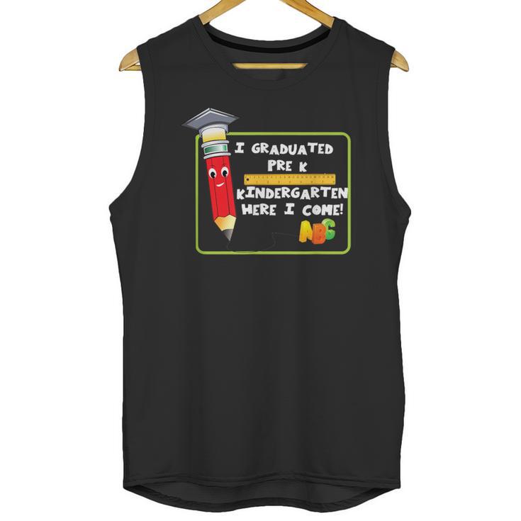 Kids Pre-K Graduation Kindergarten Here I Come Unisex Tank Top
