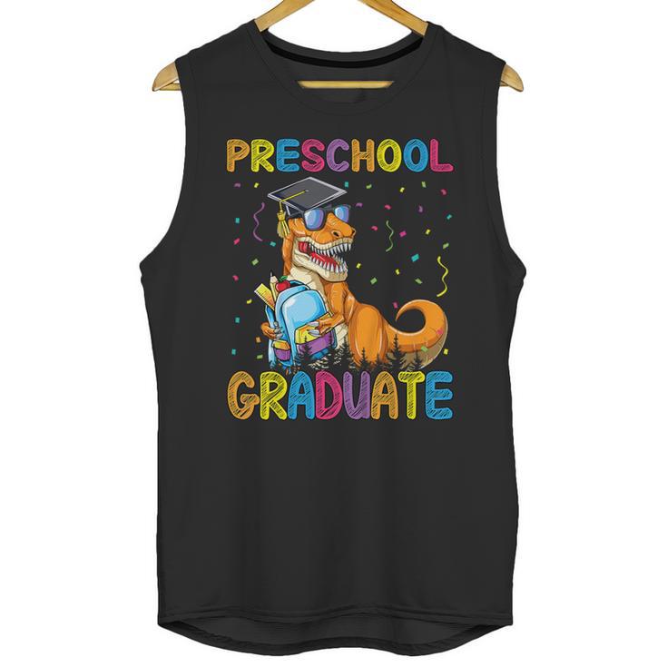 Kids Preschool Graduate Dinosaur Trex Preschool Graduation Unisex Tank Top