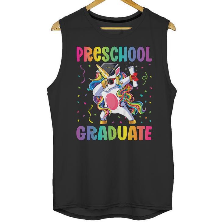 Kids Preschool Graduation Dab Unicorn Preschool Graduate Unisex Tank Top