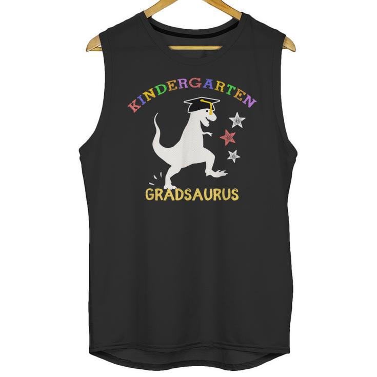 Kindergarten Graduation Shirt 2019 Dinosaur Graduate Party Unisex Tank Top