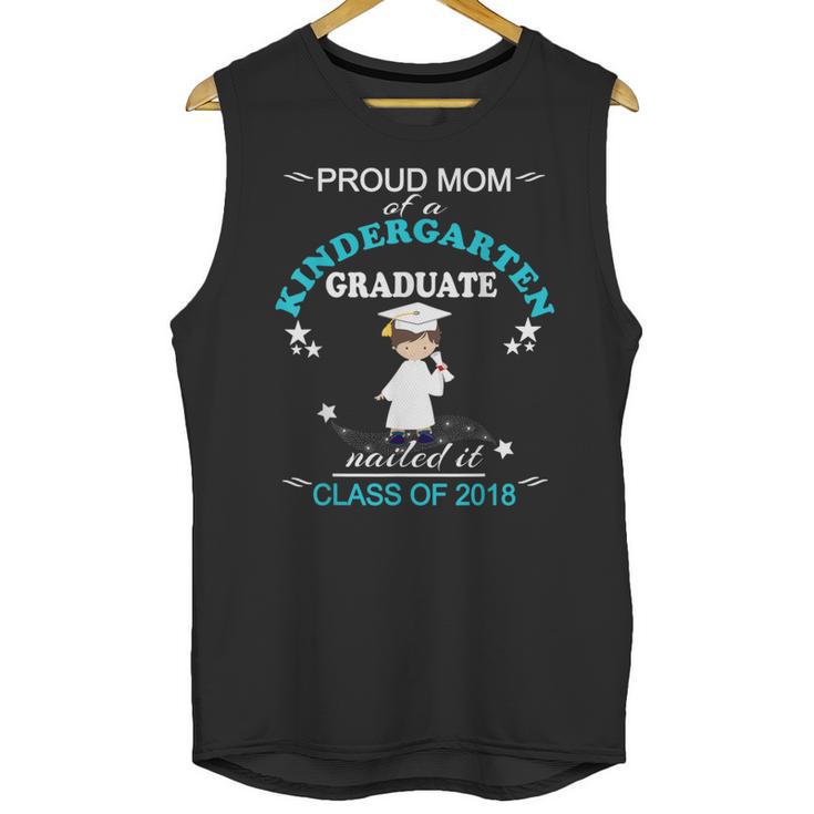 Kindergarten Graduation Shirts 2018-Proud Mom Tee Unisex Tank Top