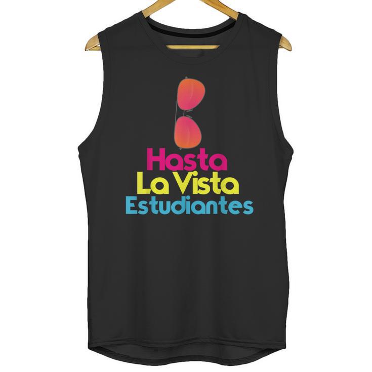 Last Day Of School Spanish Teacher Graduation T-Shirt For Men Women Kids Unisex Tank Top