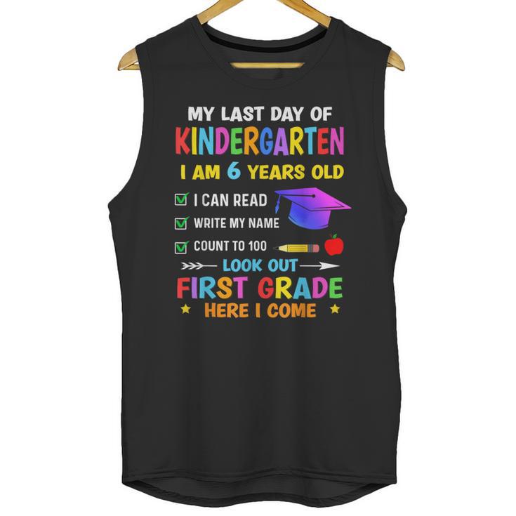 Last Days Of Kindergarten Graduation 2025 Graduate Boys Girl Unisex Tank Top