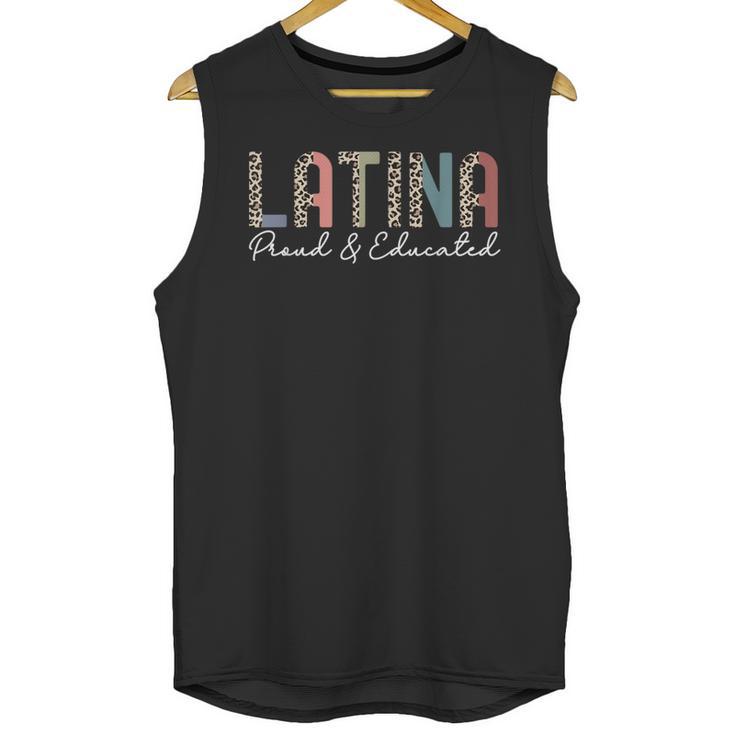 Latina Proud And Educated Powerful Latinas Pride Graduation Unisex Tank Top
