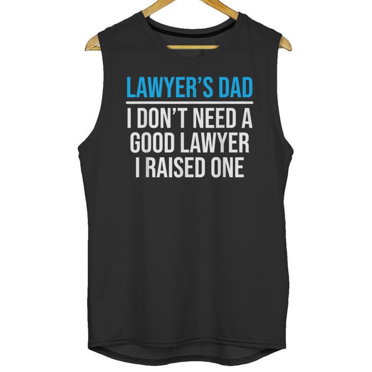 Lawyer's Dad Father Law School Graduation Unisex Tank Top