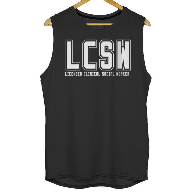 LCSW Licensed Clinical Social Worker Graduation Unisex Tank Top