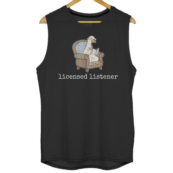 Licensed Listener Goose School Graduation Unisex Tank Top