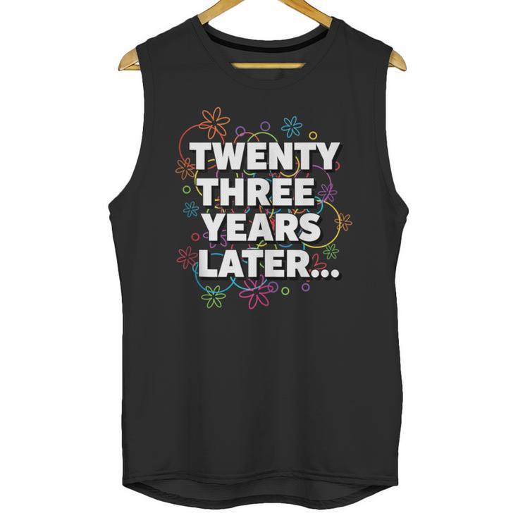 Literary Twenty Three Years Later Bookish Nostalgia Unisex Tank Top