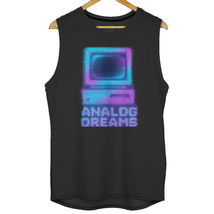 Lofi Reverie Analog Dreams Pixel 90s Desktop VHS Nostalgia Unisex Tank Top