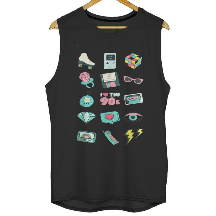I Love The 90s Old For Nostalgia Fans Unisex Tank Top