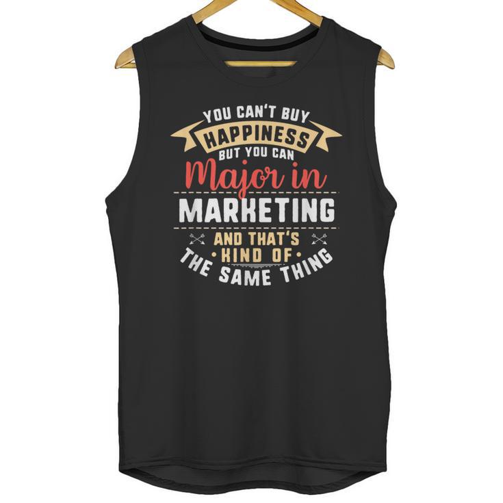 Marketing Major Student Shirt Graduation College Unisex Tank Top