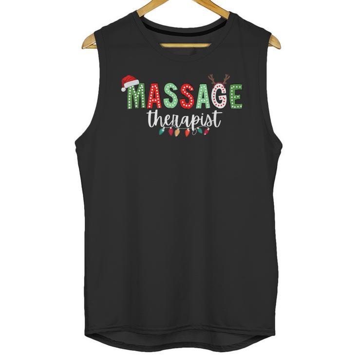 Massage Therapist Therapy LMT Masseuse Graduation Christmas Unisex Tank Top