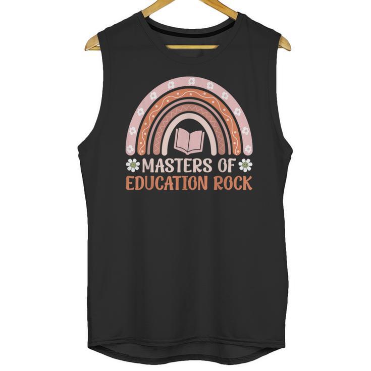 MASTER OF EDUCATION ROCK Master Graduation Unisex Tank Top