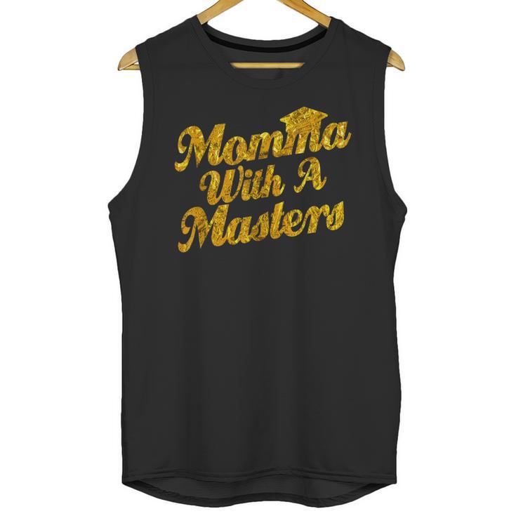 Masters Degree Graduation For Mom Wife Social Work MBA Unisex Tank Top