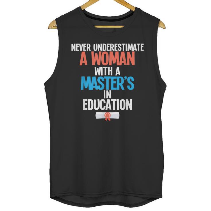 Masters In Education Degree Graduation Women MeD Unisex Tank Top