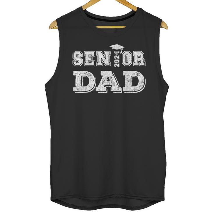 Matching Family Highschool Graduation 2024 Senior Dad Unisex Tank Top